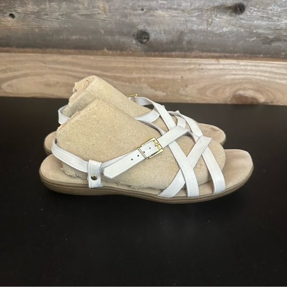 G.H. Bass & Co. Margie SunJuns White Strappy Sandal Women's Size 9.5 W Vintage - Picture 3 of 11